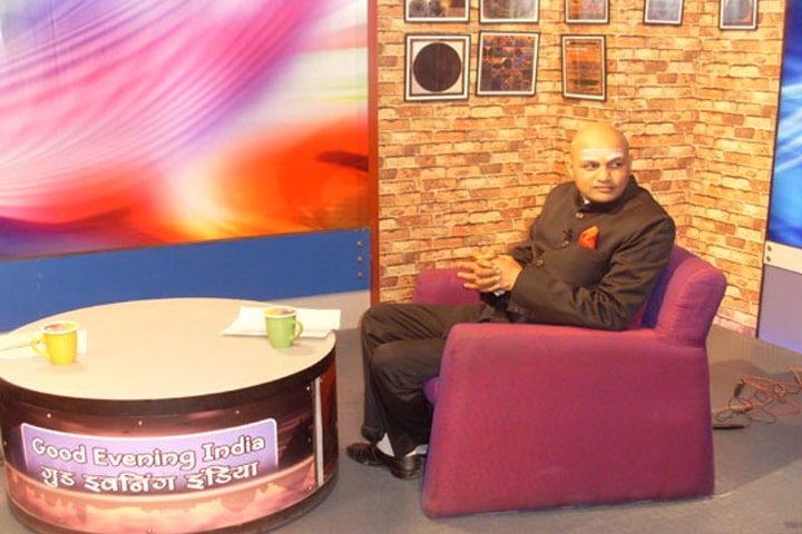 DR. TRIPATHI Being interviewed on DD NATIOANL ON THE OCASSION OF MAHA SHIVRATRI